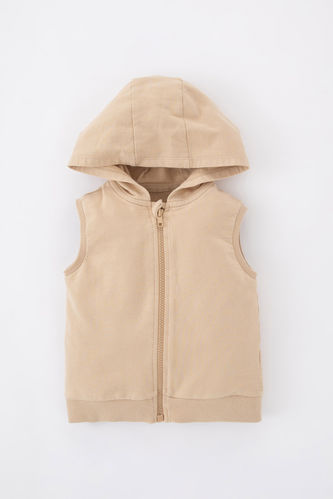 Baby Boy Hooded Sweat Vest