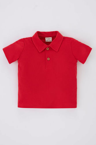 Baby Boy Regular Fit Pique Short Sleeve T-Shirt