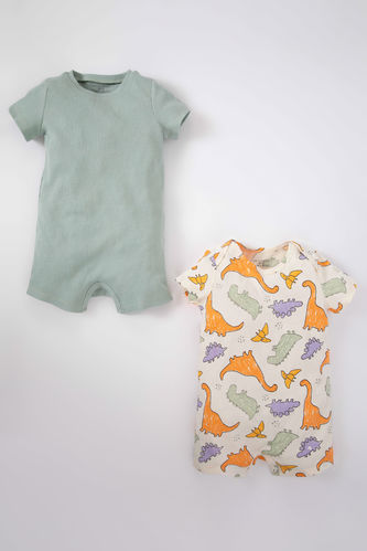 Baby Boy Corded Camisole 2-Pack Jumpsuit