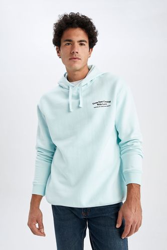 Boxy-fit hoodie - Sweatshirts & Hoodies - Men