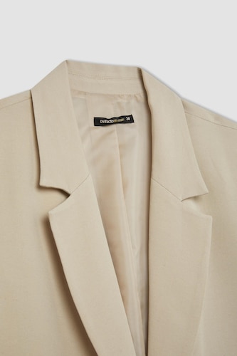 Oversize Fit Linen Blended Blazer