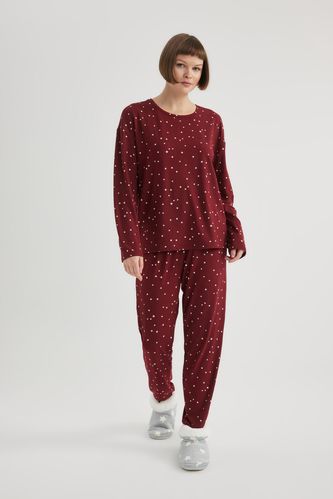 Fall in Love Regular Fit Velur Pijama Altı