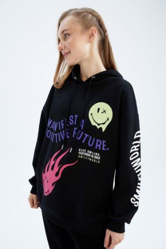 Smiley world hoodie new arrivals