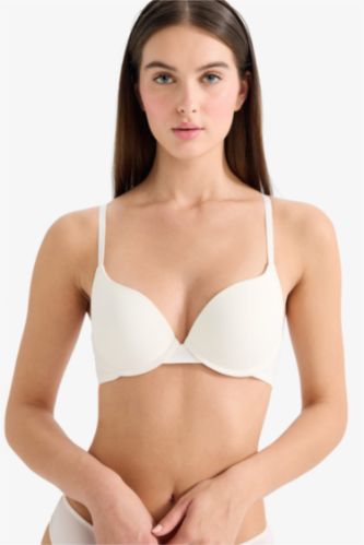 Woman Ecru Fall in Love With Pad Bra