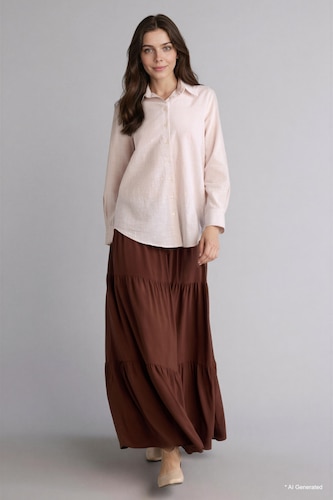 Women Brown Skirt