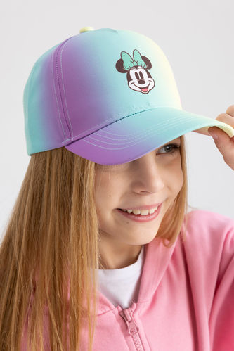 Girls Disney Mickey & Minnie Licensed Printed Cap Hat