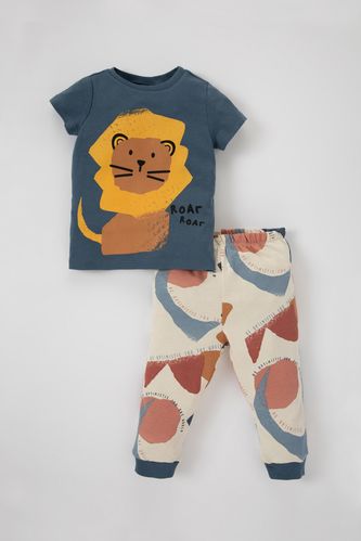 Blue BABY BOY Baby Boy Short Sleeve Premium 2 Piece Pajama Set 2752742