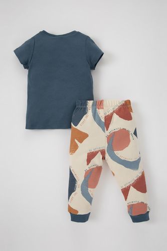 Blue BABY BOY Baby Boy Short Sleeve Premium 2 Piece Pajama Set
