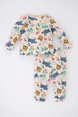 Пижама с круглым вырезом для малышей мальчиков