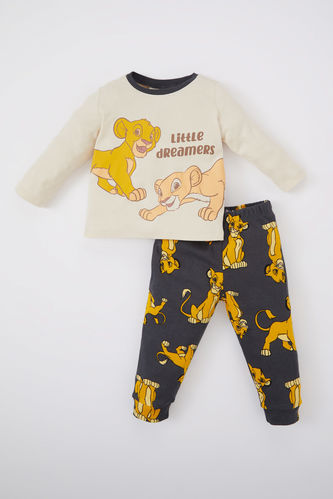 Baby Boy Disney Lion King Licensed Crew Neck Rib Pajamas 2 Packs
