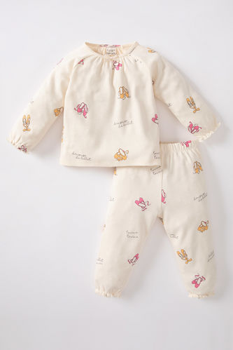 Baby Girls Crew Neck Sustainable Pajamas