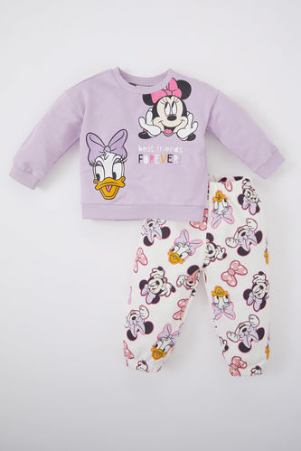 Baby Girl Disney Mickey & Minnie Sweatshirt Tracksuit Bottom 2 Set