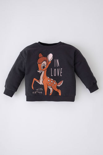 Sweat-Shirt À Col Ras Du Cou Disney Bambi Pour Bébé Fille