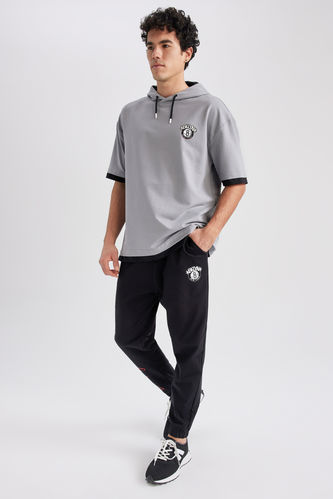 NBA Grey Joggers  Grey joggers, Clothes design, Joggers