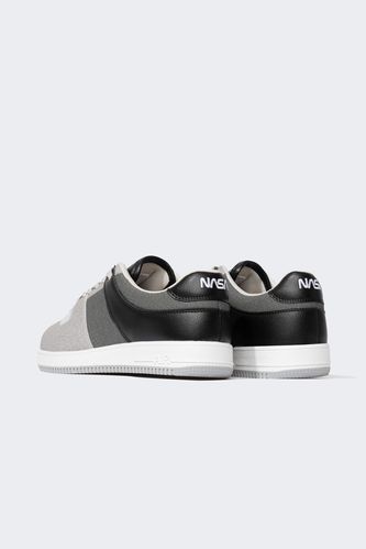 HUGO - Mixed-material trainers with faux-leather trims