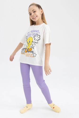 Қыздарға Looney Tunes Лицензиялық қалыпты пішім 2 Трикотаж пижамалар