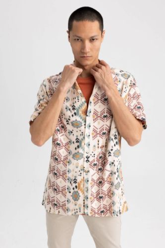 Chemise col court new arrivals