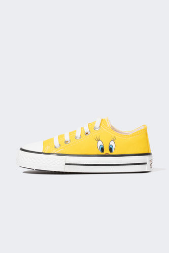 Girls Looney Tunes Licensed Thick Sole Sneaker