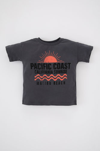 Baby Boy Regular Fit Printed Short Sleeve T-Shirt