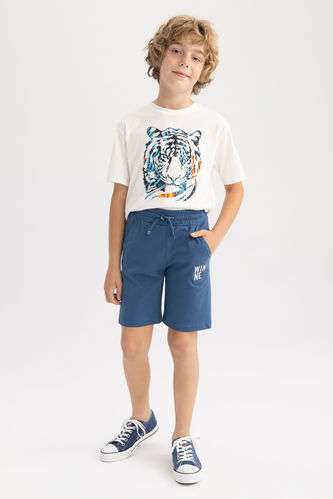 Boy Regular Fit Combed Cotton Shorts