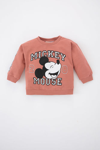 Erkek Bebek Disney Mickey & Minnie Sweatshirt