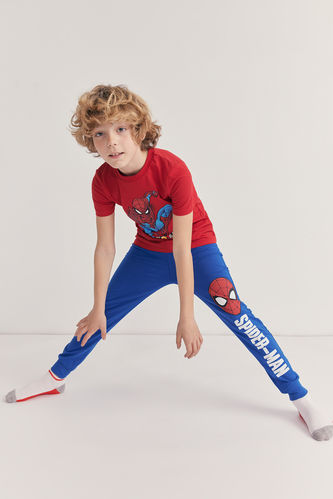 Erkek Çocuk Marvel Spiderman Kısa Kollu Pijama Takım