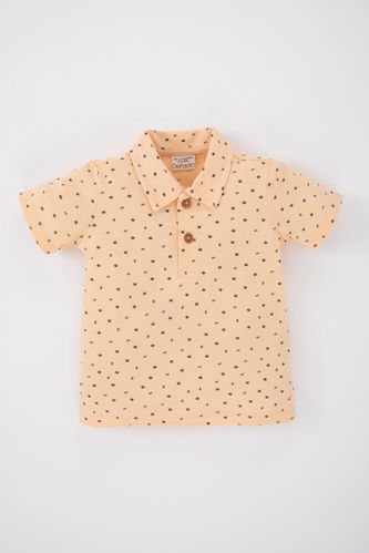 Baby Boy Regular Fit Printed Pique Short Sleeved T-Shirt