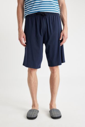 Regular Fit Cepli Şort Pijama Altı