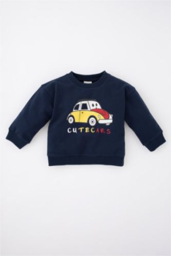BABY BOY NAVY Regular Fit Sweatshirt