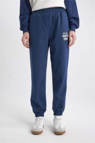 WOMAN NAVY jogger Trousers