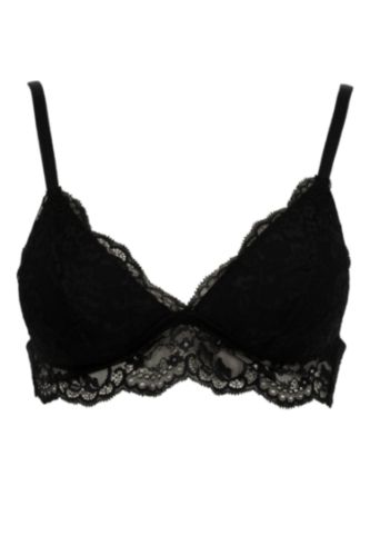 WOMAN Black Fall in Love Full Lace With Pad Bra
