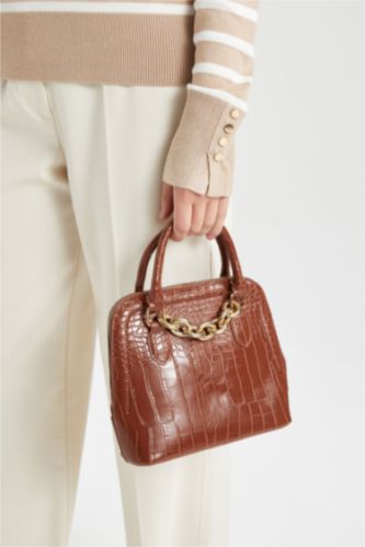 نساء خزان Faux Leather Crossbody Bag