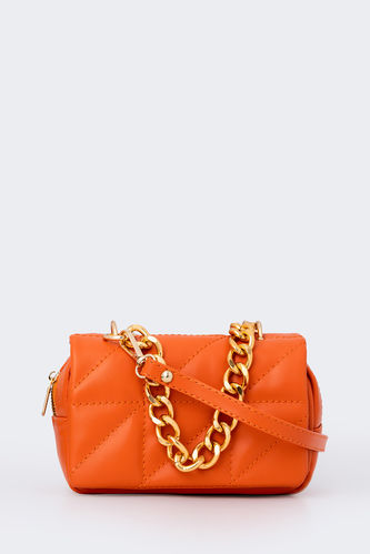 Orange WOMAN Faux Leather Shoulder bag 2748822 | DeFacto