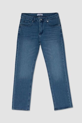 Sergio Regular Fit Normal Mold Normal Waist Pipe Leg Jeans