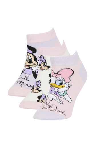 Носки Disney Mickey & Minnie для девочек, 3 пары