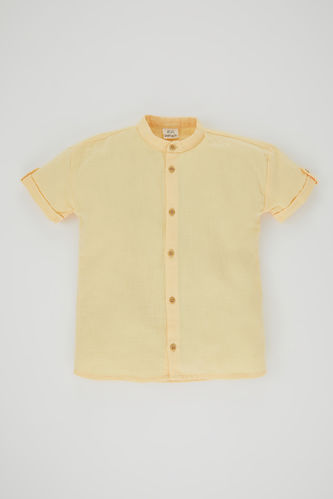 Рубашка с коротким рукавом для малышей мальчиков