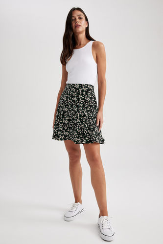Short Skirt Printed Mini Skirt