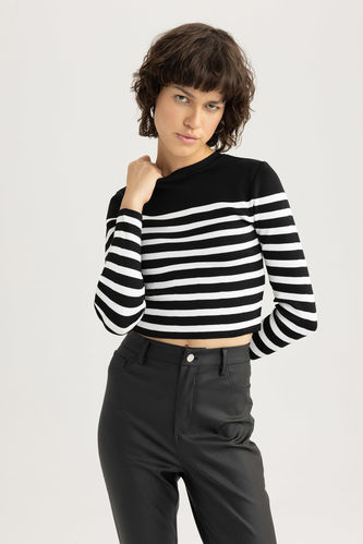 Pull-Over Coupe Slim Col Rond