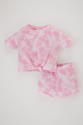 Baby Girl Tie-Dye Short Sleeve 2-Pack Set