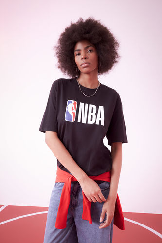 NBA дөңгелек жаға Қысқа жеңді футболка