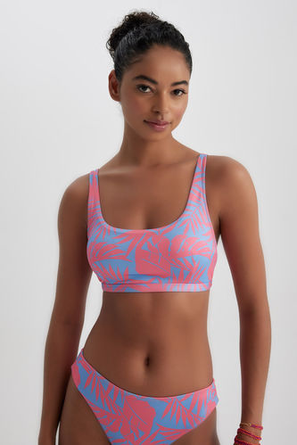Printed Bikini Top
