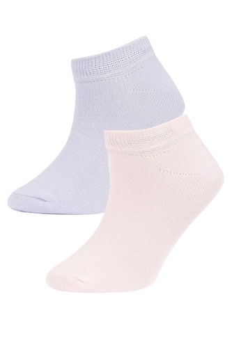 Girl 2-Pack Organic Cotton Booties Socks