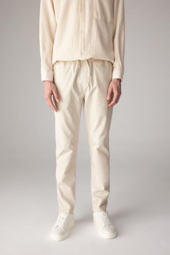Yazlık Jogger Chino Pantolon Beli Bağcıklı Cepli Düz Paça