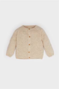 BABY BOY REGULAR FİT CREW NECK CARDİGAN