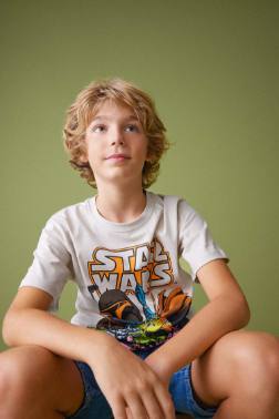 T-SHIRT COUPE RÉGULIÈRE STAR WARS À MANCHES COURTES