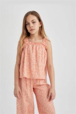 GİRL SHORT SLEEVE BLOUSE