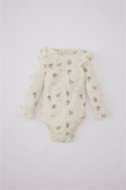 BABY GIRL LONG SLEEVE LONG SLEEVE SNAP BODY