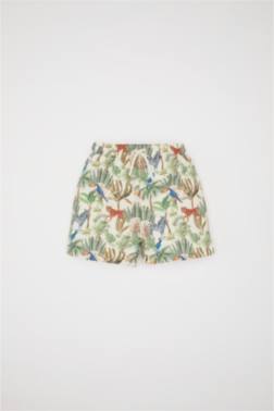 BABY BOY NATURE PRİNTED SWİM SHORTS