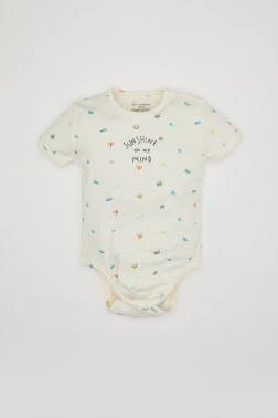 BABY BOY SHORT SLEEVE SHORT SLEEVE SNAP BODY