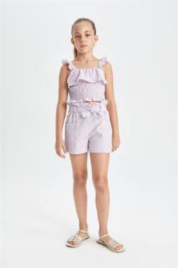 GİRL PAPERBAG SHORTS